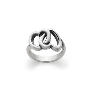 James Avery Linked Hearts Ring